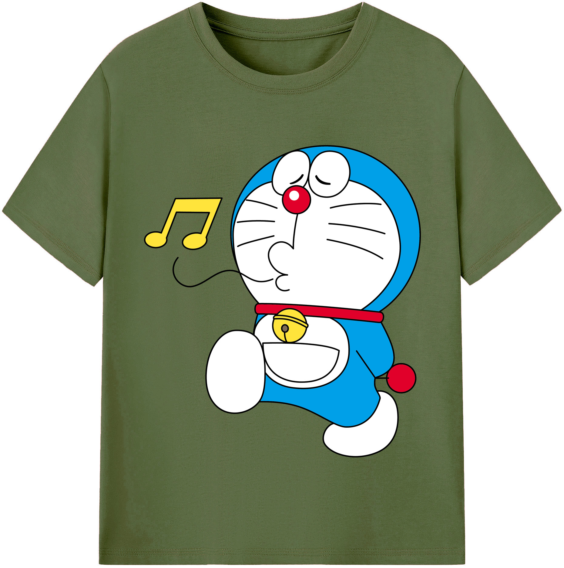 （画像用） ドラえもん Doraemon 綿100％半袖Tシャツ（フロントプリント）